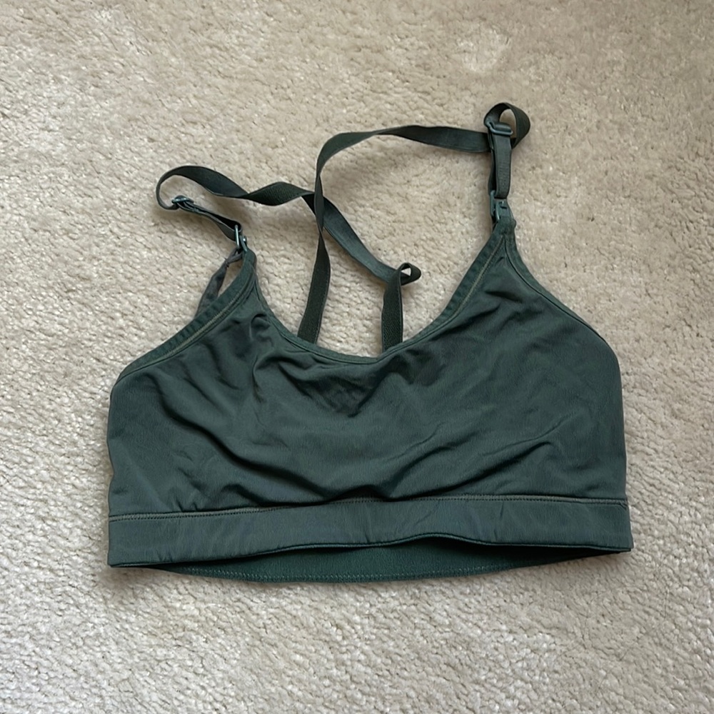 Motherhood Maternity Nursing Bra- Green S